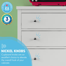 Load image into Gallery viewer, Pack of 4 x MULBERRY NICKEL KNOBS | Door knob | 30mm