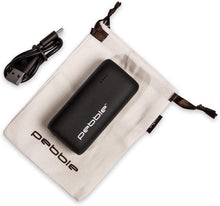 Load image into Gallery viewer, Veho Pebble PZ-5 𝗣𝗢𝗥𝗧𝗔𝗕𝗟𝗘 𝗣𝗢𝗪𝗘𝗥 𝗕𝗔𝗡𝗞 5000mAh, USB-C Rechargeable Battery Pack, Compact Phone & Tablet Charger, Model VPP-114-PZ5-B
