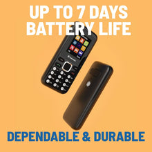 Load image into Gallery viewer, Unlocked Basic Mobile Phone | Dual SIM & Micro SD Card Slot | Bluetooth Enabled | 7 Day Battery Life Backup Mobile Phone | Media & Games | Sim Free Pay As You Go Mobile Phone | Oakcastle F100
