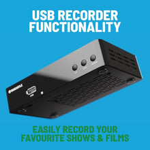 Load image into Gallery viewer, OAKCASTLE SB200 HD Satellite Freesat TV Box | USB Recorder Function | YouTube &amp; Weather App | Internet, SCART &amp; HDMI Connectivity
