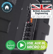 Load image into Gallery viewer, MAJORITY P500 Portable Bluetooth Speaker - Black