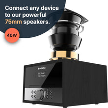 Load image into Gallery viewer, CD Player, DAB+ and FM Bluetooth Radio | CD Players for Home - DAB Radio Mains Powered Hifi System with Inbuilt Speaker, USB, AUX, 3.5mm Jack and Remote Control | Oakcastle DAB400 CD-Player