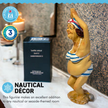 Load image into Gallery viewer, CUTE OLD DEAR resin FIGURINE | Seaside ornament | bathroom ornaments | beach figurine | 15cm (H) | Swimmer | Old Deer | Timeless Treasures