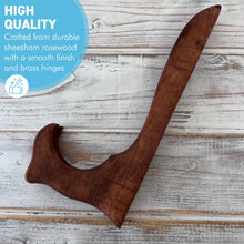 Load image into Gallery viewer, Wooden Plate Display Stands 25cm – Set of 16 Hinged Easel Holders