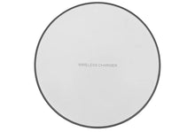 Load image into Gallery viewer, 10W White Wireless Charger | 10w of power, via wireless induction | Fast charge: faster than standard charging, for when time is of the essence | 1.5m cable.