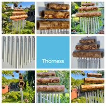 Load image into Gallery viewer, SMALL TRIPLE BAMBOO CHIME| Windchimes | Garden Chimes | Bamboo Windchimes | Indoor and Outdoor | Feng Shui | Meditation | Garden Sounds