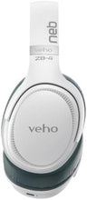 Load image into Gallery viewer, Veho ZB-4 Wireless 𝗢𝗩𝗘𝗥 - 𝗘𝗔𝗥 𝗕𝗟𝗨𝗘𝗧𝗢𝗢𝗧𝗛 𝟱.𝟯 𝗛𝗘𝗔𝗗𝗣𝗛𝗢𝗡𝗘𝗦, White, Built-in Microphone, 36H Playtime, 44mm Drivers, USB-C Charging