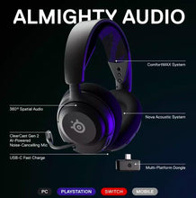 Load image into Gallery viewer, REFURBISHED STEELSERIES ARCTIS NOVA 4P PS5, PC, SWITCH GAMING HEADSET.