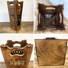 Load image into Gallery viewer, Classic Art Deco Wooden Umbrella Stand, Stylish Hallway Furniture, Brolly Holder, Elegant Home Accessories