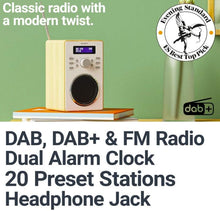 Load image into Gallery viewer, DAB, DAB+ Digital and FM Radio | Mains Powered DAB Radio with LED Display