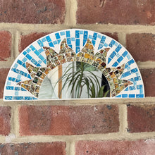 Load image into Gallery viewer, Radiant Sunrise Mosaic Mirror- Illuminate Your Home with Elegance and Charm