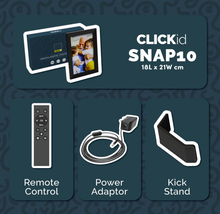 Load image into Gallery viewer, Frameo wifi Digital Photo Frame 10.1 inch 32GB Storage, Touchscreen, Auto Rotate
