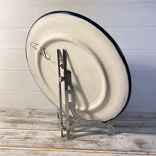 Load image into Gallery viewer, Set of 4 of Large 10 inch Metal Easel Antique Nickel Finish | Plate holder | Display stand | Metal Frame Holders for Photo Pictures Decorative Plate Dish | 25cm (H) x 15cm  (Deep) | Picture Easel |Wedding tables