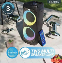 Load image into Gallery viewer, MAJORITY P200 Portable Bluetooth Speaker - Black