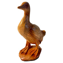 Load image into Gallery viewer, 𝗚𝗢𝗢𝗦𝗘 𝗙𝗜𝗚𝗨𝗥𝗜𝗡𝗘 Rustic Wood-Look Figurine Farmhouse Bird Home Decor