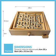Load image into Gallery viewer, LABYRINTH WOODEN GAME | Traditional Game | Wooden Games| Brain Puzzle Teaser Game | Games for All Ages | Games of Skill | Maze Game
