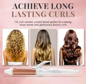 Deluxe Curling Tongs Rose Gold Edition | 34mm