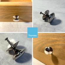 Load image into Gallery viewer, Cherema Nickel Knob | Single door knob | Nickel cupboard knobs | Cabinet hardware | Antique nickel cupboard handles | Cupboard door handles | 30mm