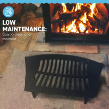 Load image into Gallery viewer, Durable 18-Inch Iron Fire Grate | Heavy Duty Fireplace Grate for 18-Inch Fireback