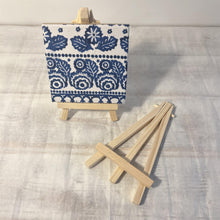 Load image into Gallery viewer, Set of two Compact Wooden Display Easels- 15cm High: Perfect for Small Artworks, Photos, and Tabletop Displays - Durable, Stylish, and Portable Design