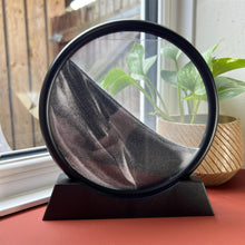 Load image into Gallery viewer, 18cm diameter Moving Sand Art Picture |  Sand Art Liquid Motion |  Quicksand Decor 3D Hourglass |  Deep Sea Sandscape Round Glass Sand Art Flowing Sand Frame Home Office Desktop Decor