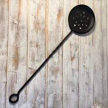 Load image into Gallery viewer, Traditional cast iron chestnut roaster with twist handle