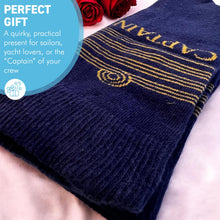 Load image into Gallery viewer, Novelty Captain Socks, Sailing Enthusiast Gift, Ankle Captain Socks