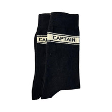 Load image into Gallery viewer, CAPTAIN PAIR OF SOCKS | Sailing Gift | Gifts for boat owners | Nautical socks | Cotton rich | Adult Size UK 6-12 EU 39-46