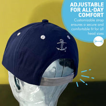 Load image into Gallery viewer, Engineer Adjustable Navy Blue Baseball Cap, classic unisex cotton hat for casual, sports & outdoor wear