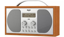 Load image into Gallery viewer, Bush DAB Bluetooth Wooden Radio | | 10 DAB & 10 FM Station Presets | Backlit dot matrix display | Dual alarm function