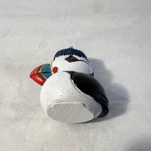 Load image into Gallery viewer, Ceramic Cute Puffin hanging ornament | Light Pull | Nautical Theme ceramic Cord Pull Light Pulls