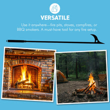 Load image into Gallery viewer, ๐๐๐ฆ๐ง ๐๐ฅ๐ข๐ก ๐๐๐ฅ๐๐ฃ๐๐๐๐ ๐ฃ๐ข๐๐๐ฅ ๐ฐ๐ฌ" ๐๐ซ๐ง๐ฅ๐ ๐๐ข๐ก๐ ๐๐๐ฅ๐ ๐ฃ๐๐ง ๐ง๐ข๐ข๐ | Safe Fire Management | Heat-Resistant | Heavy-Duty Fire Poker for Wood Burner, Stove & Outdoor Fire Pits