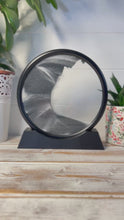 Load and play video in Gallery viewer, 18cm diameter Moving Sand Art Picture |  Sand Art Liquid Motion |  Quicksand Decor 3D Hourglass |  Deep Sea Sandscape Round Glass Sand Art Flowing Sand Frame Home Office Desktop Decor