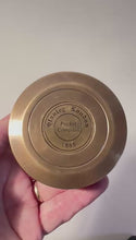 Load and play video in Gallery viewer, Replica 1885 Stanley Marine Pocket Compass with Robert Frost Poem, Antique Brass Finish, Collectible Gift for Adventurers