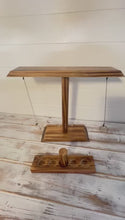 Load and play video in Gallery viewer, Wooden Ring Toss Game - Supplied fully assembled, for players of all ages, this game is perfect for both family gatherings and adult parties.