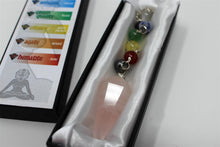 Load image into Gallery viewer, Chakra Ritual Therapy Dowsing Pendulum Rose Quartz