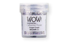 Load image into Gallery viewer, Wow! Glitter Embossing Glitter 15ml | GRAPE CRUSH | Free your creativity and give your embossing sparkle