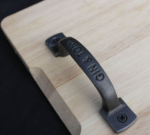 Load image into Gallery viewer, Cast iron antique square D Gin and Tonic handle