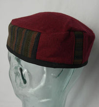 Load image into Gallery viewer, Tibetan Trim smoking / thinking / lounging cap Size Medium
