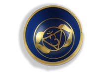 Load image into Gallery viewer, Traditional style brass Tibetan singing bowl hand finished with the chakra symbols around the sides