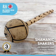 Load image into Gallery viewer, Shamanic Gourd Shaker | Rattle | Percussion instrument | Percussion Shaker| Sand Hammer