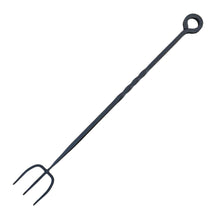 Load image into Gallery viewer, 52cm long Enamelled Fireside Toasting Fork | Made from premium quality heavy Cast Iron with a black finish | Toasting fork for log burners | Toasting fork for open fires | 20 inches long