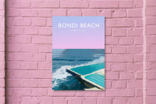Load image into Gallery viewer, Bondi Beach Ocean Pool Modern Style Travel A3 Print

