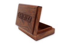 Load image into Gallery viewer, Fairies Tarot Carved Wood Treasure Chest Trinket Box