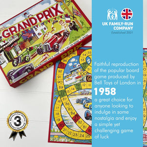 Grand Prix Racing Board Game | fast-moving fun game | Board Game for adults and Children | Perfect choice for family fun