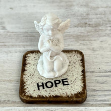 Load image into Gallery viewer, CERAMIC HOPE CHERUB ANGEL ORNAMENT | Fairy ornaments | Cherub figurine for your home