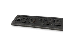 Load image into Gallery viewer, Cast Iron Antique Style Retro To The Bar Wall Plaque