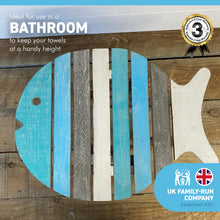 Load image into Gallery viewer, Small WOODEN FOLDING FISH shaped SIDE TABLE with distressed finish