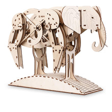 Load image into Gallery viewer, 3D-Model Construction Mechanical Elephant Plywood 159-Piece