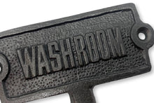 Load image into Gallery viewer, Cast Iron Antique Style Wall Mounted Washroom Double Coat Hook